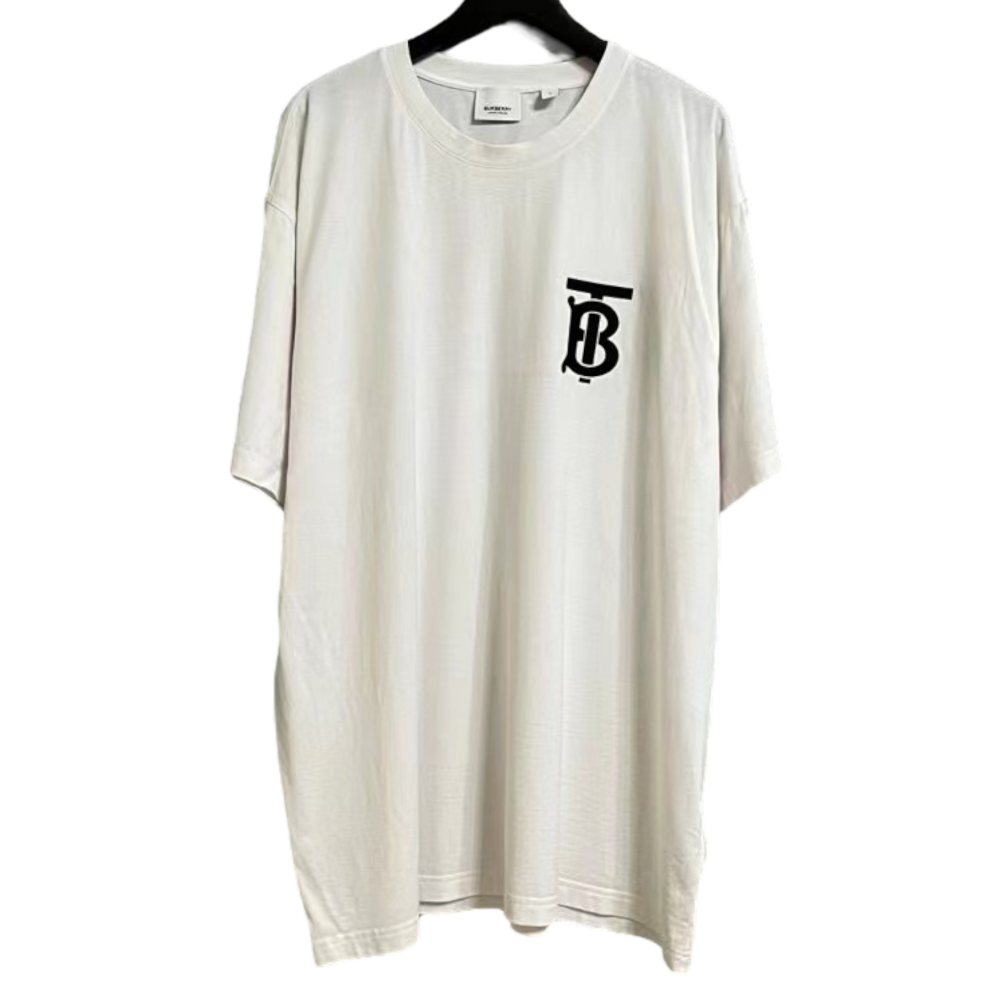 BURBERRY EMERSON TB LOGO WHITE TEE