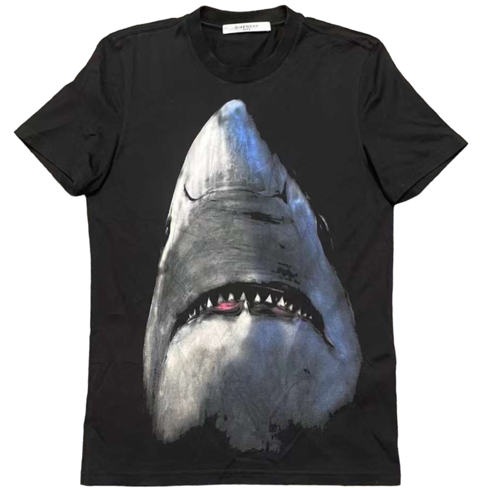 GIVENCHY SHARK BLACK TEE