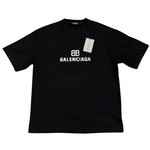 BALENCIAGA PIXELATED LOGO TEE