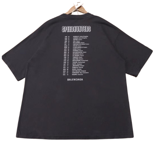 BALENCIAGA SPEED HUNTERS PURPLE PRINT TEE