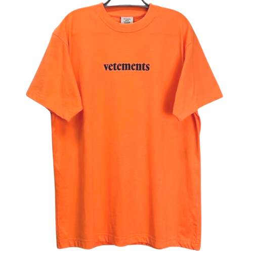 VETEMENTS LOGO/SHIPPING LABEL TEE