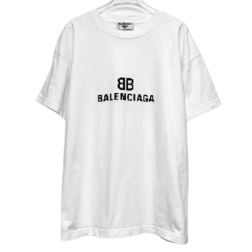 BALENCIAGA PIXELATED LOGO TEE