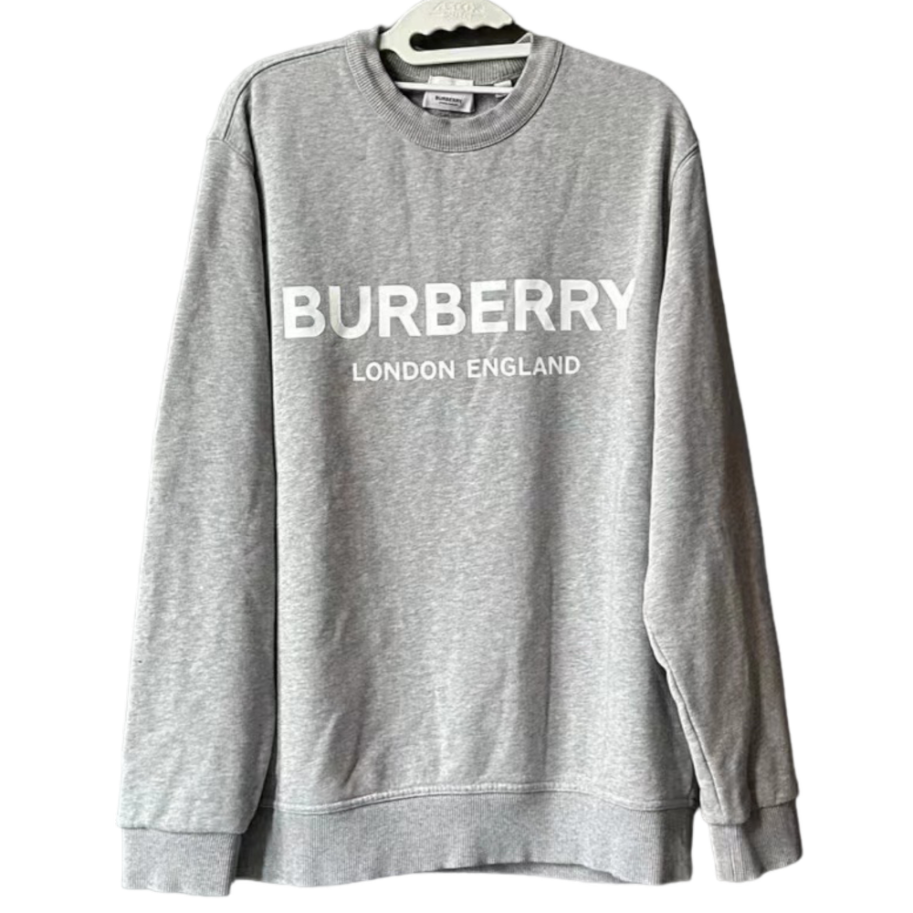 BURBERRY LEXSTONE LONDON GREY SWEATSHIRT