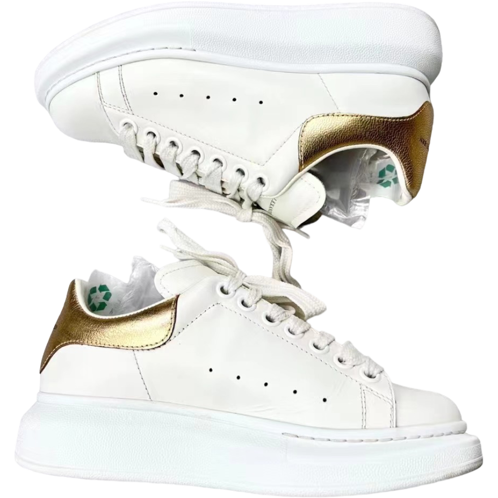 ALEXANDER MCQUEEN OVERSIZED SNEAKER ‘WHITE GOLD’