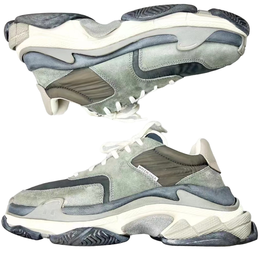 BALENCIAGA TRIPLE S ‘GREY SUEDE’