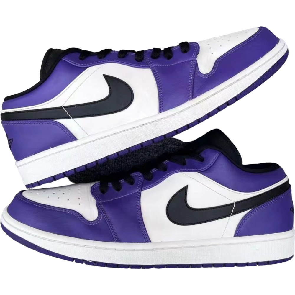 NIKE AIR JORDAN 1 LOW ‘COURT PURPLE 2.0′