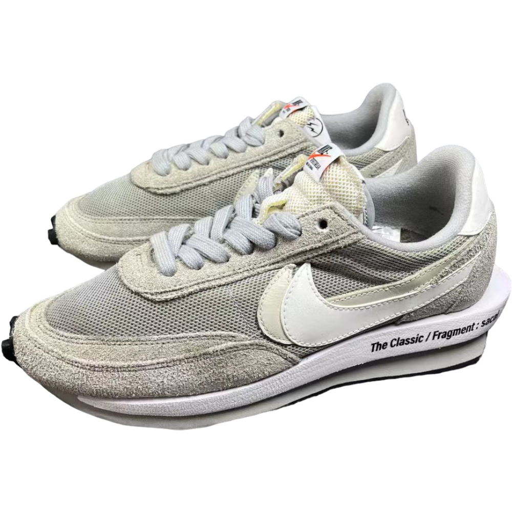 NIKE X SACAI FRAGMENT DESIGN LDWAFFLE ‘LIGHT SMOKE GREY’