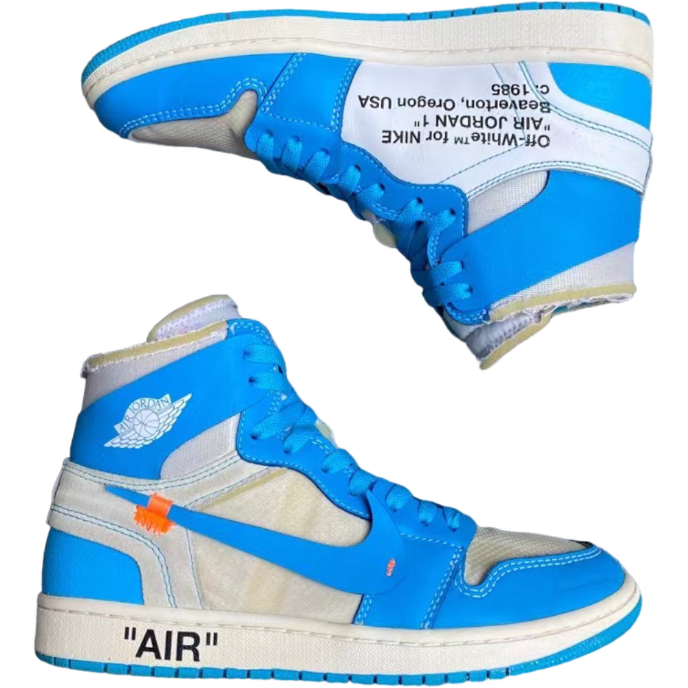 NIKE X OFF-WHITE AIR JORDAN 1 RETRO HIGH OG ‘UNC’