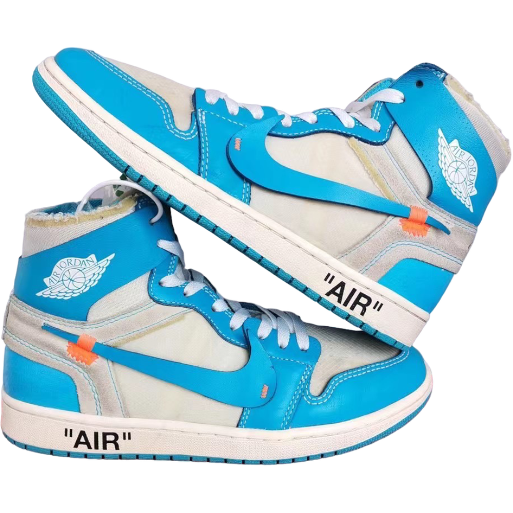 NIKE X OFF-WHITE AIR JORDAN 1 RETRO HIGH OG ‘UNC’ NIKE X OFF-WHITE AIR JORDAN 1 RETRO HIGH OG ‘UNC’