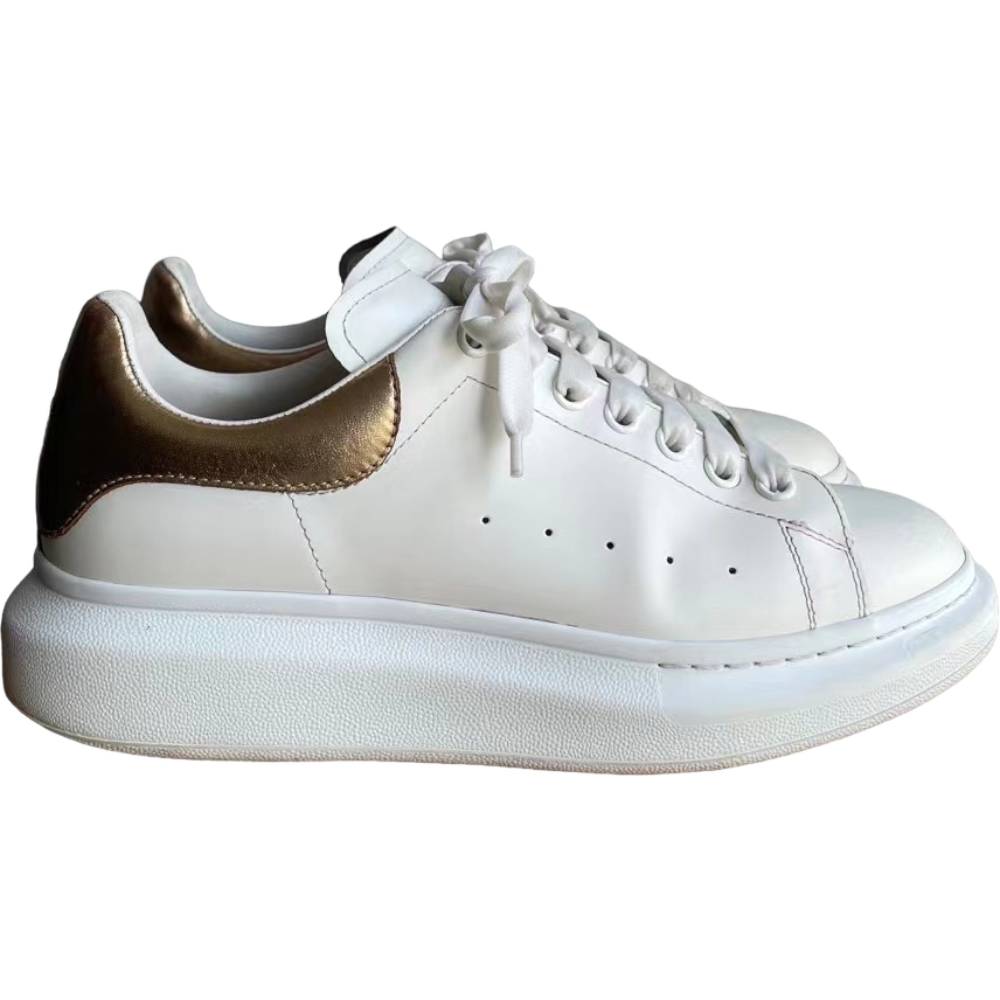 ALEXANDER MCQUEEN OVERSIZED SNEAKER ‘WHITE GOLD’