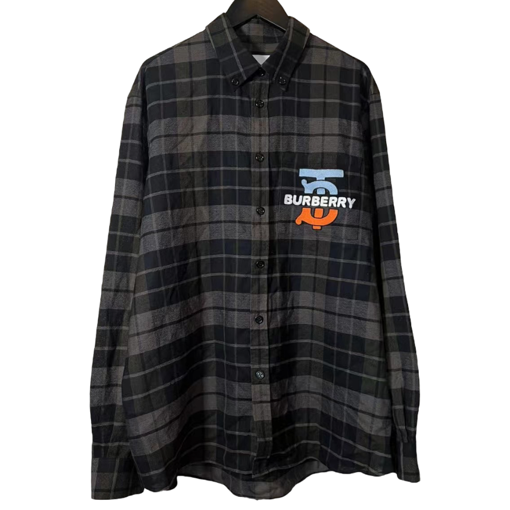 BURBERRY EMERSON TB LOGO LONG SLEEVE SHIRT