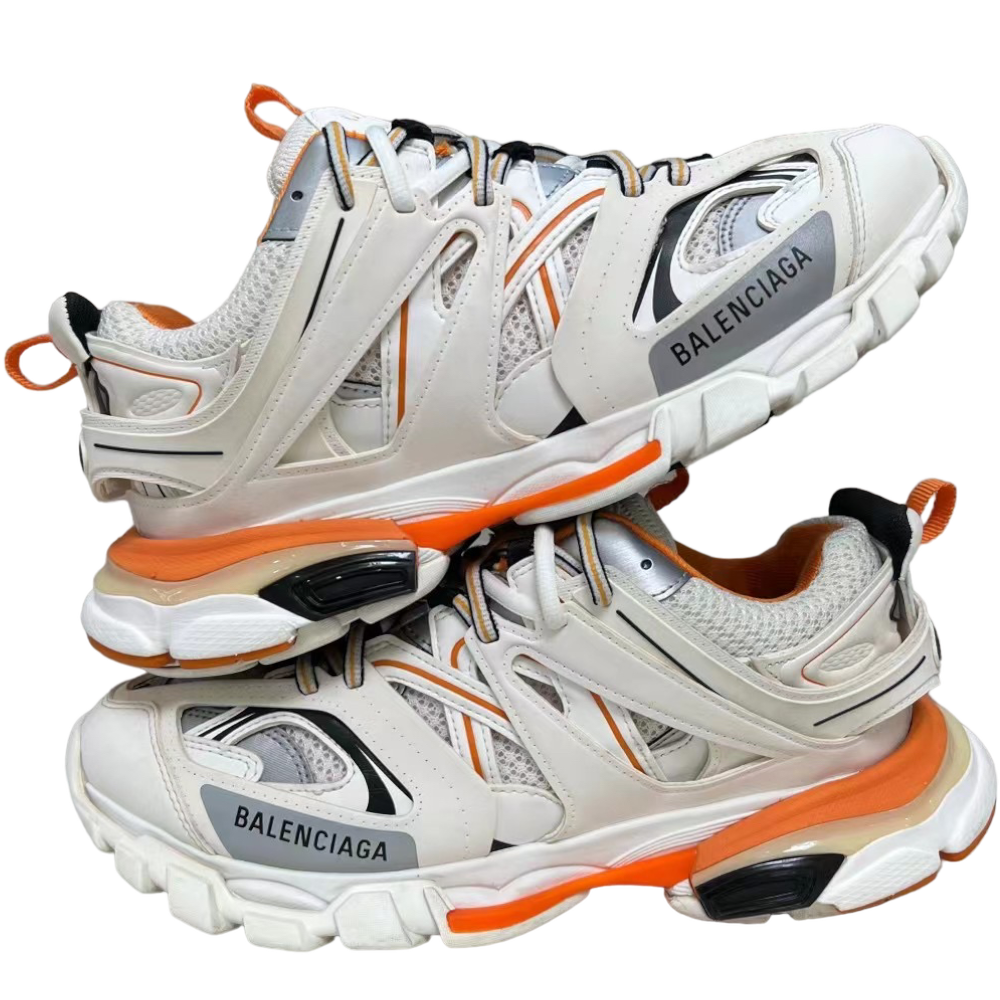 BALENCIAGA TRACK SNEAKER ‘WHITE ORANGE’