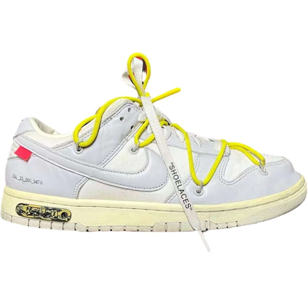 NIKE X OFF-WHITE DUNK LOW ‘LOT 27 OF 50’ NIKE X OFF-WHITE DUNK LOW ‘LOT 27 OF 50’