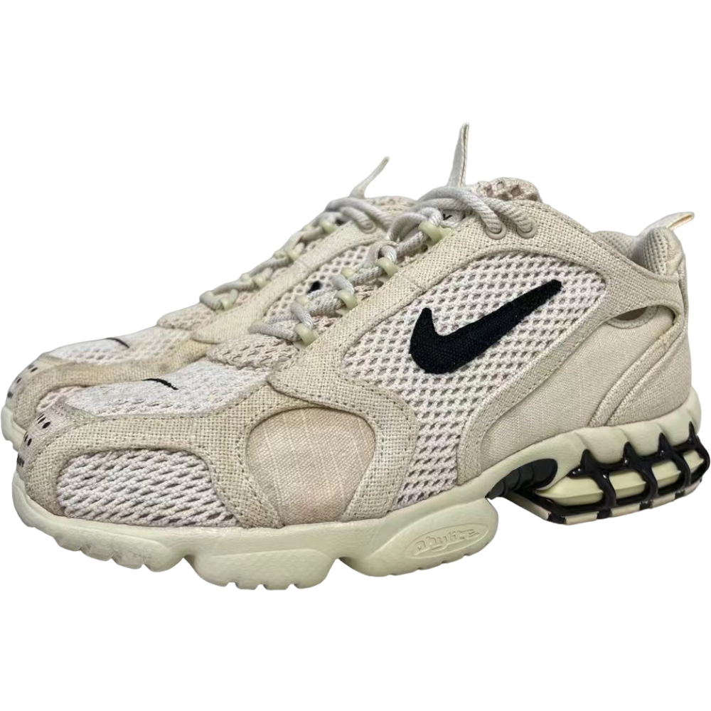 NIKE X STUSSY AIR ZOOM SPIRIDON CAGED 2 FOSSIL