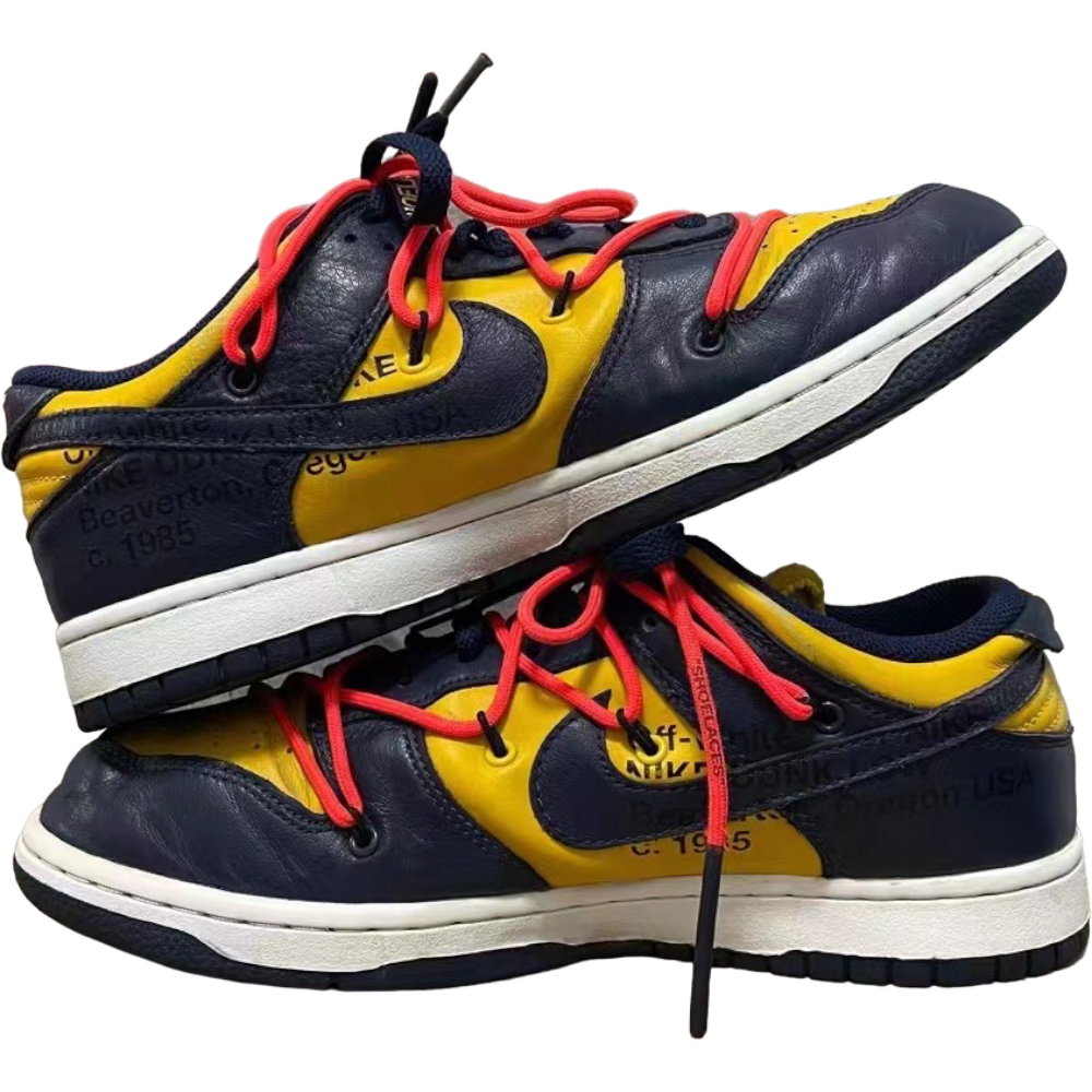 NIKE X OFF-WHITE DUNK LOW ‘UNIVERSITY GOLD’