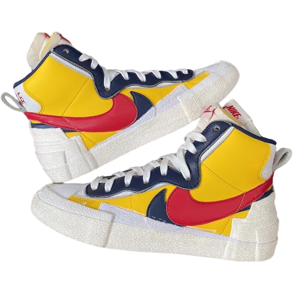 NIKE X SACAI BLAZER MID ‘MAIZE NAVY’