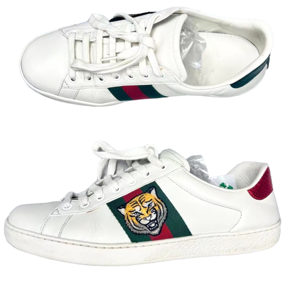 GUCCI ACE EMBROIDERED ‘TIGER’
