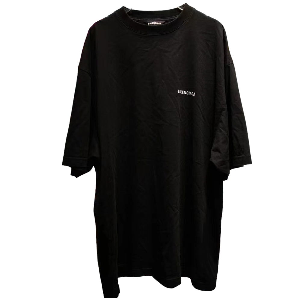 BALENCIAGA DEFILE BLACK TEE