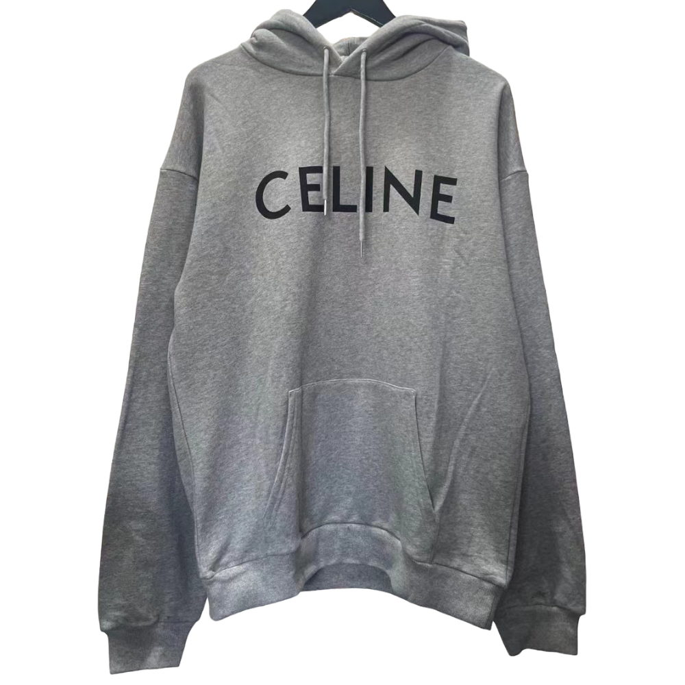 CELINE PRINT POPOVER	GREY HOODIE