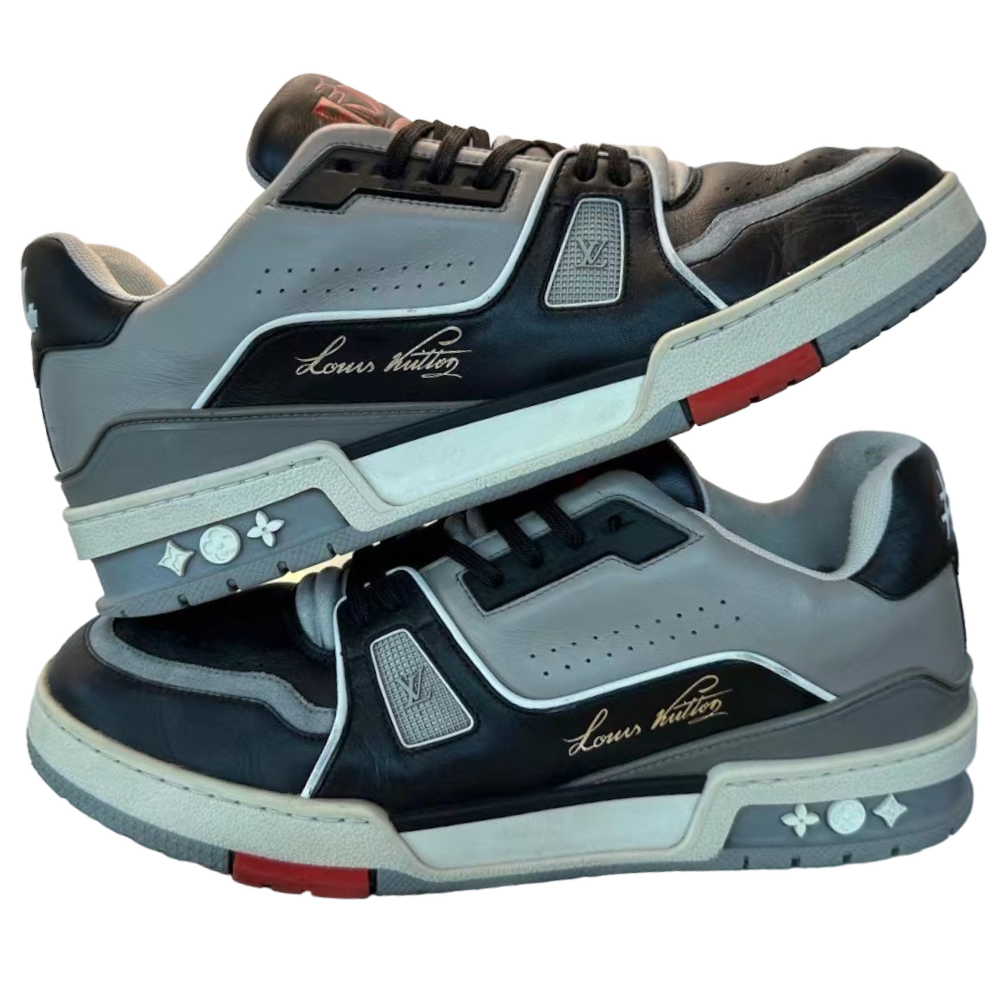 LOUIS VUITTON TRAINER LOW ‘BLACK GREY’