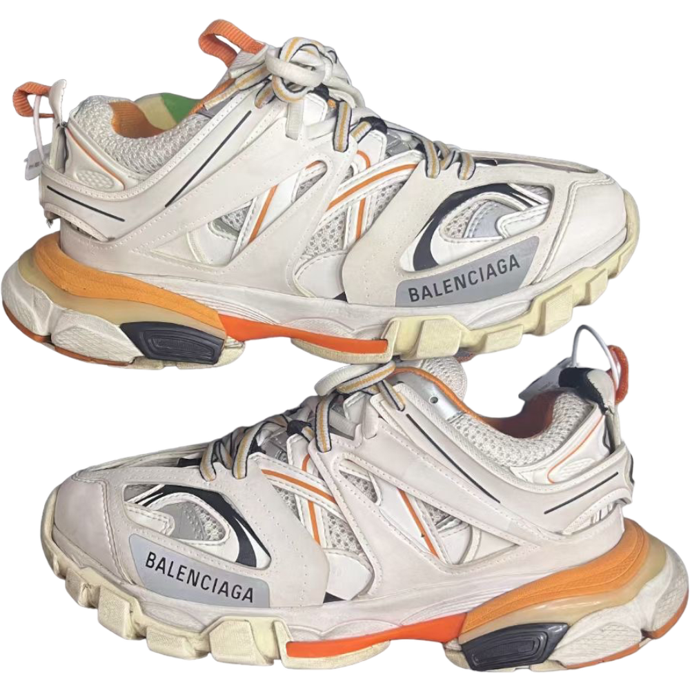 BALENCIAGA TRACK SNEAKER ‘WHITE ORANGE’