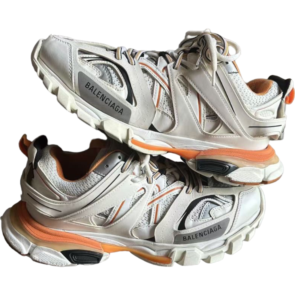 BALENCIAGA TRACK SNEAKER ‘WHITE ORANGE’