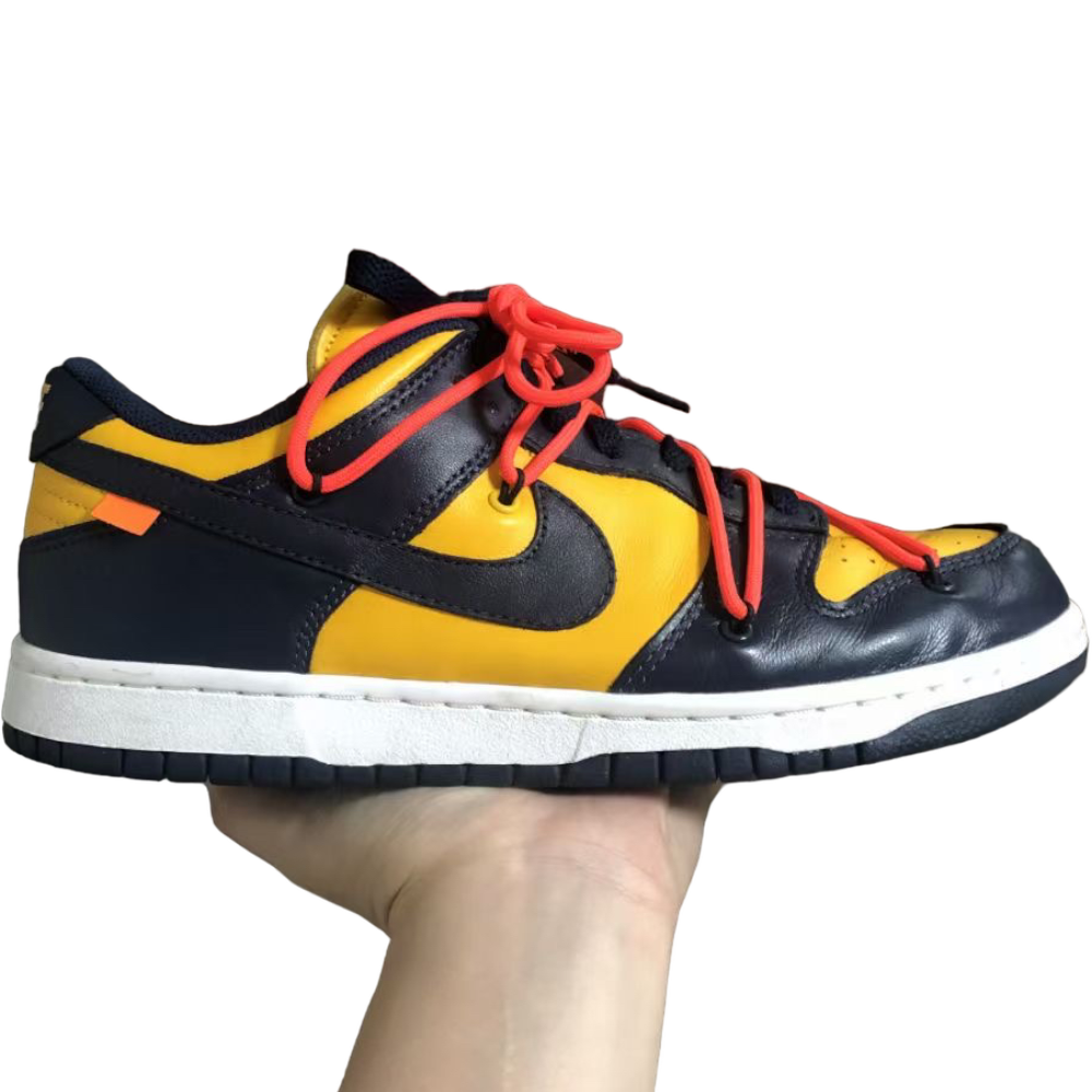 NIKE X OFF-WHITE DUNK LOW ‘UNIVERSITY GOLD’