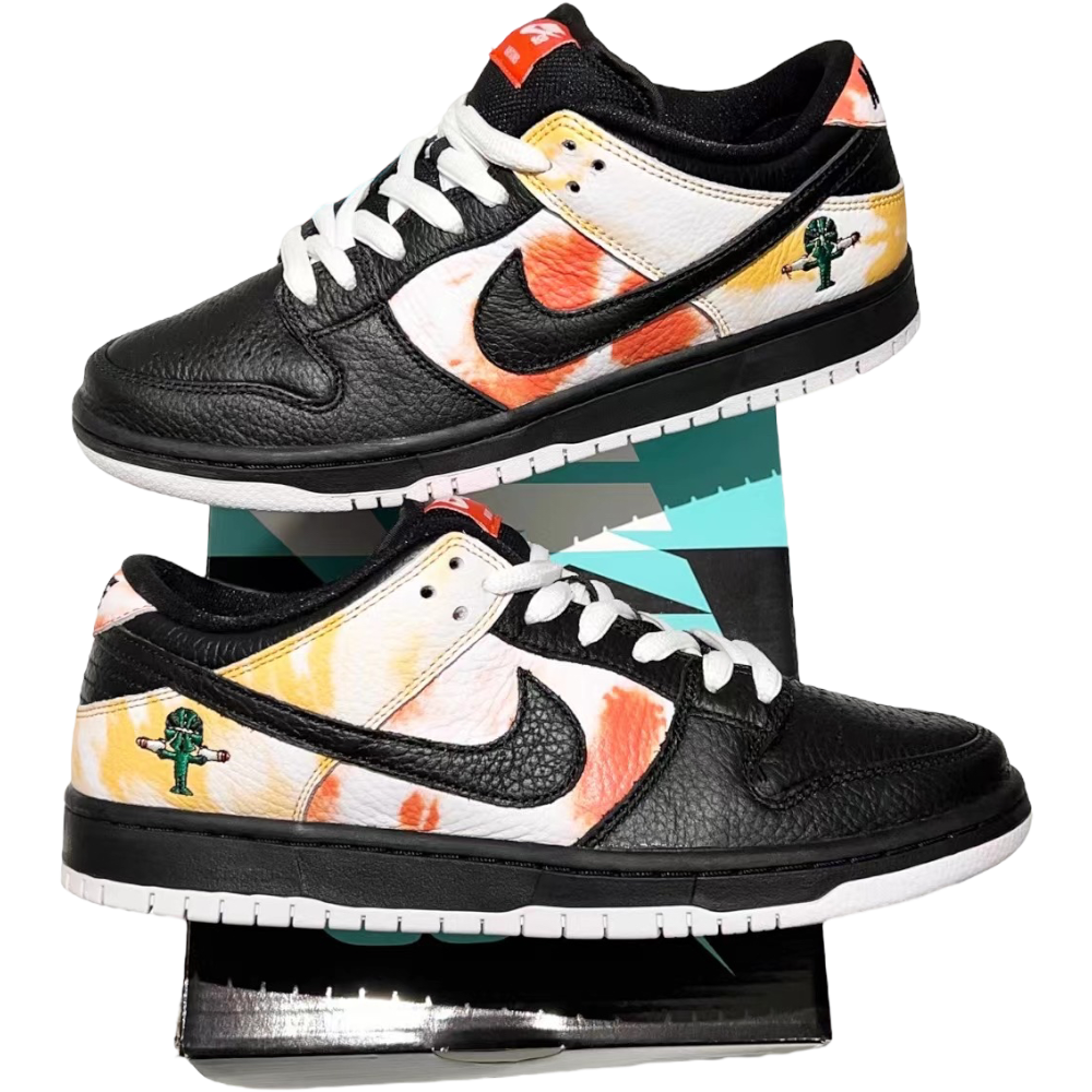 NIKE DUNK SB LOW ‘TIE-DYE RAYGUN – BLACK’