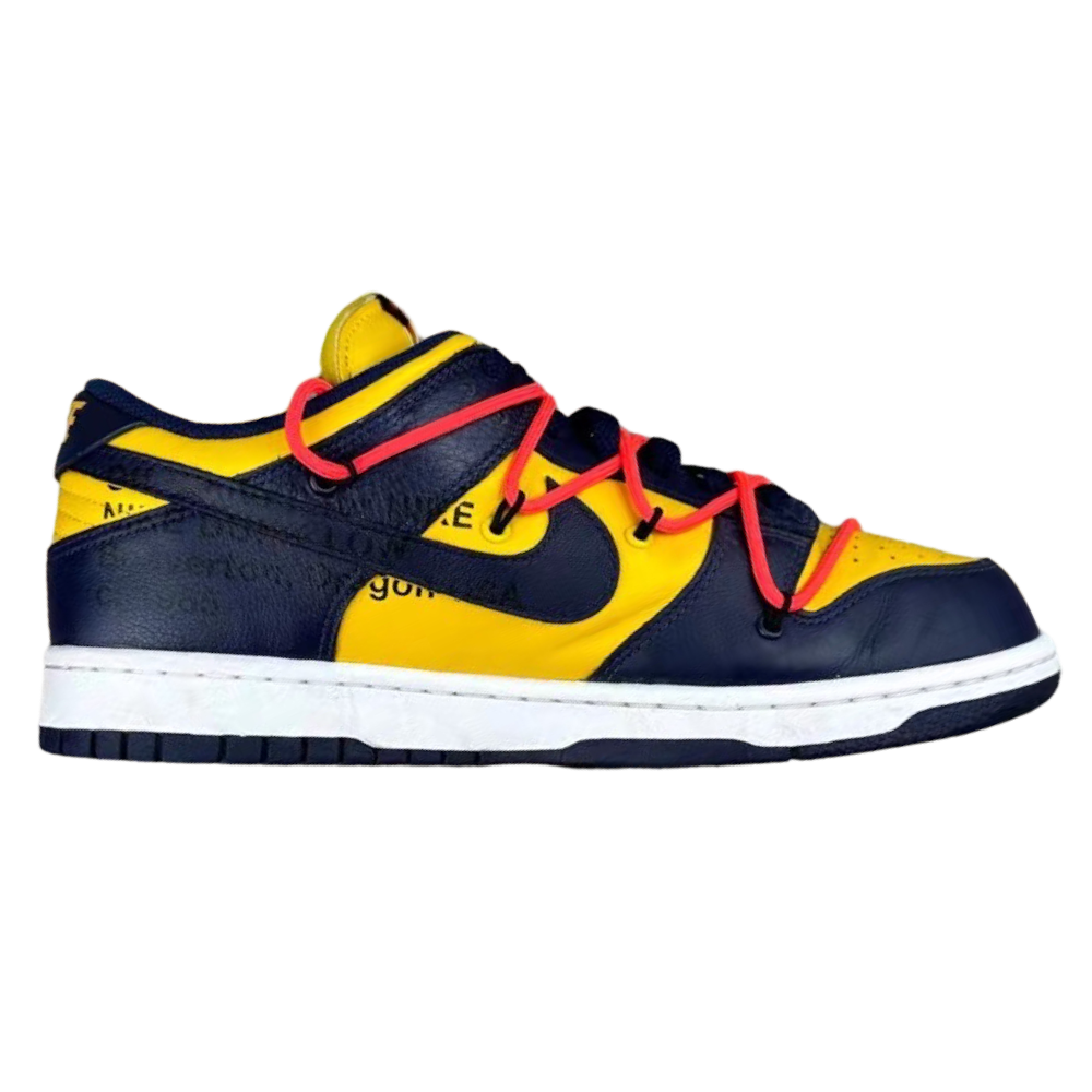 NIKE X OFF-WHITE DUNK LOW ‘UNIVERSITY GOLD’