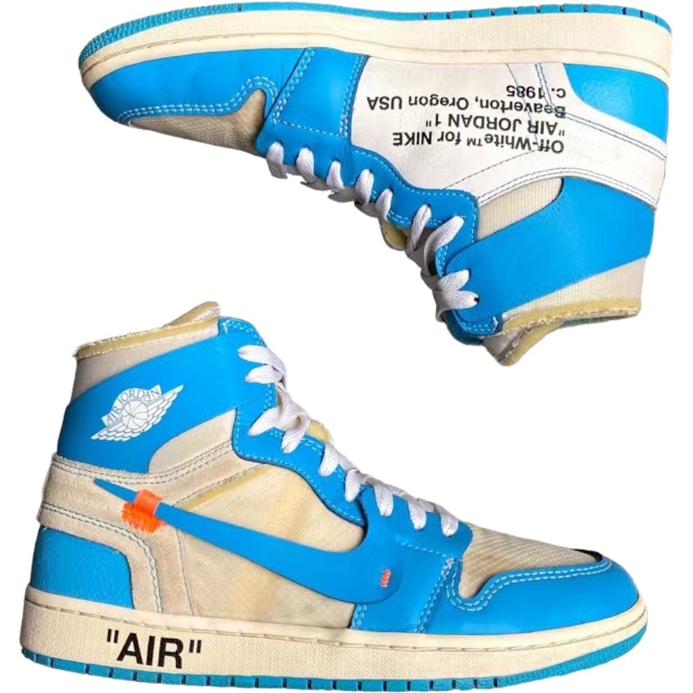 NIKE X OFF-WHITE AIR JORDAN 1 RETRO HIGH OG ‘UNC’