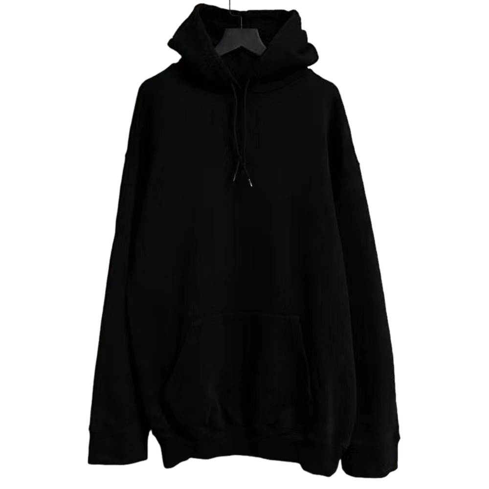 BALENCIAGA LOGO BLACK HOODIE