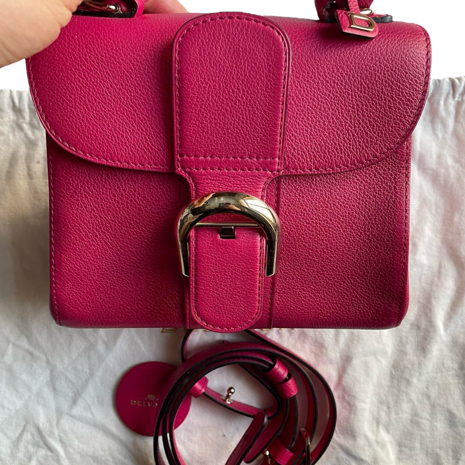 Delvaux Brillant Mini in Rose Pink GHW