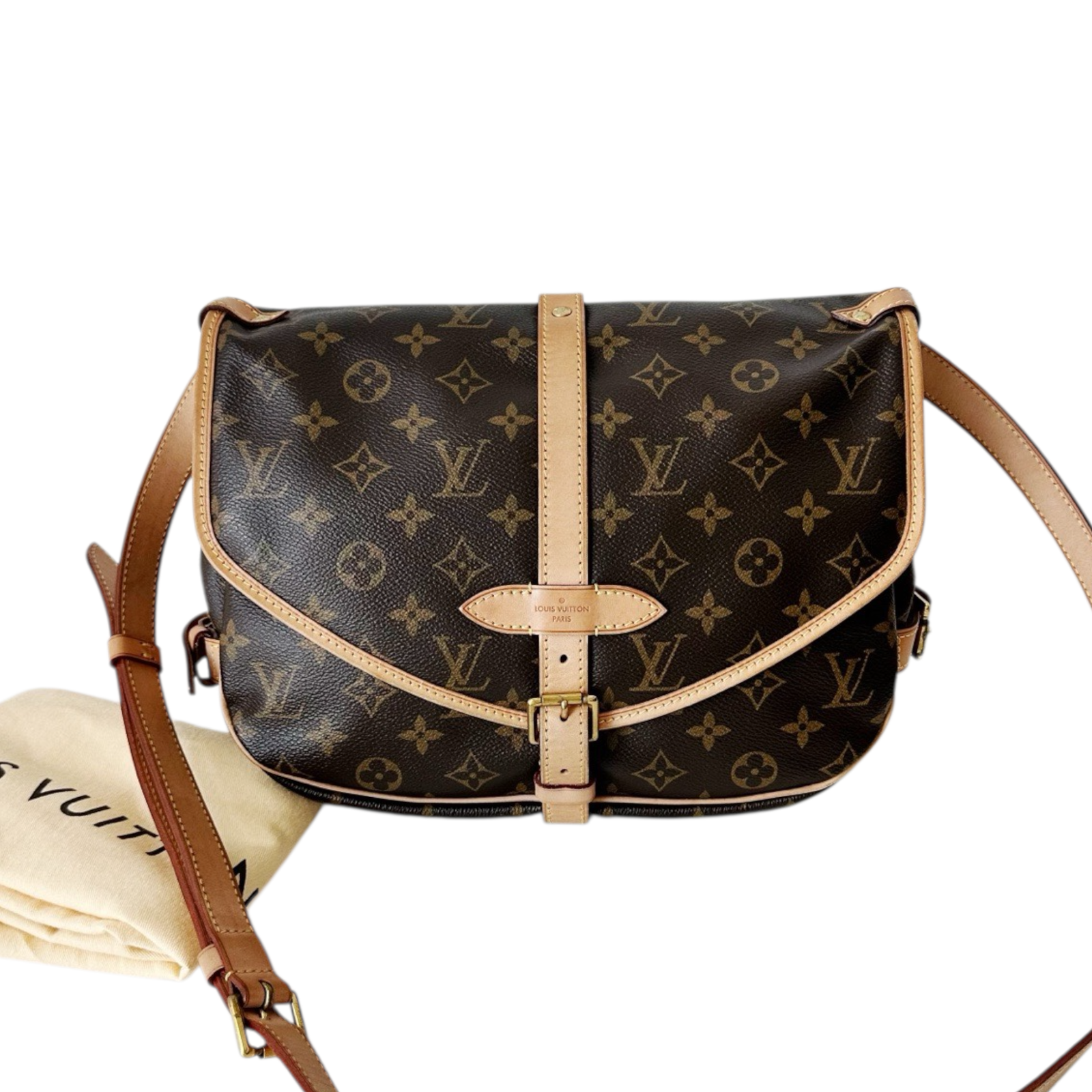 Louis Vuitton Vintage Saumur in Monogram