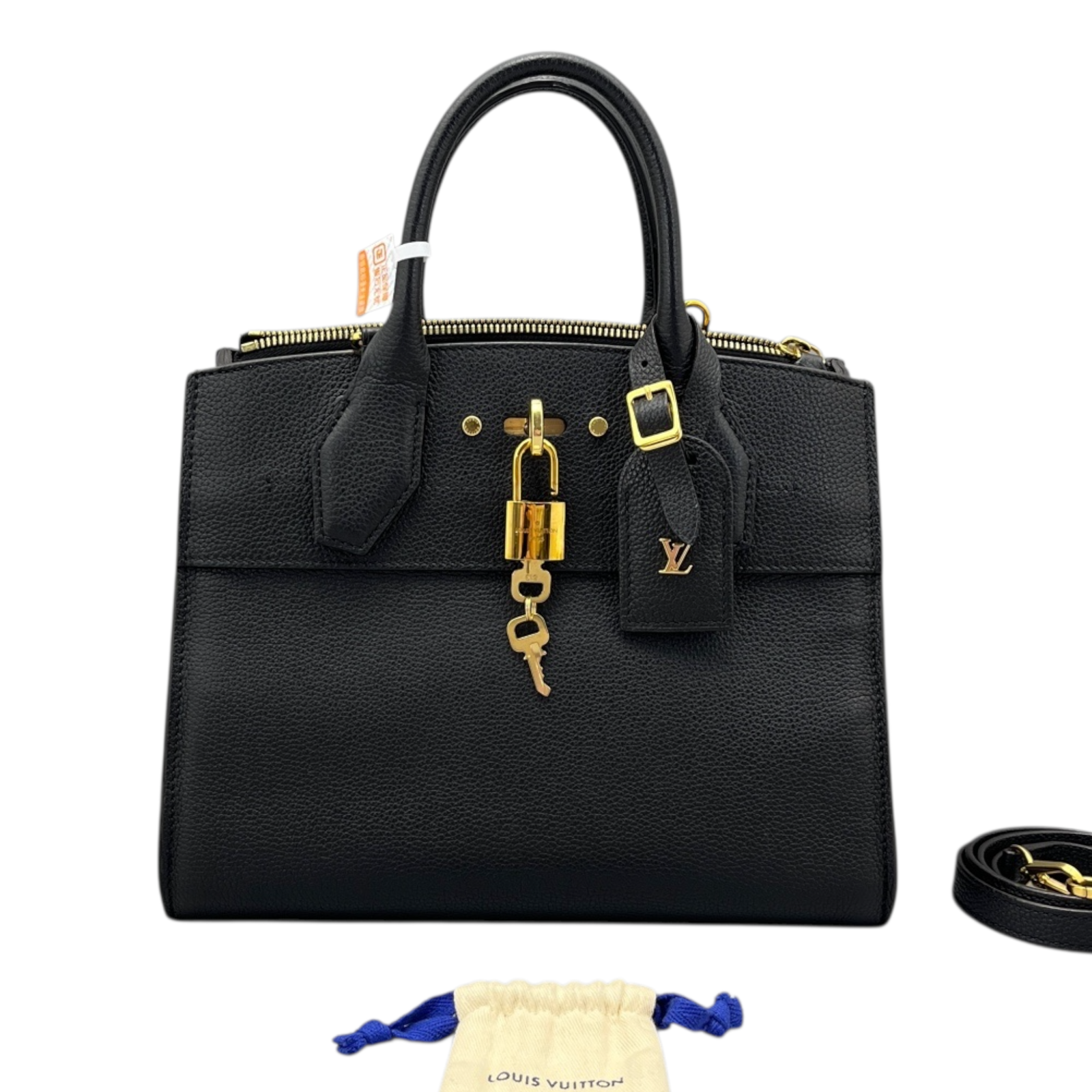 Louis Vuitton City Steamer PM in Black GHW