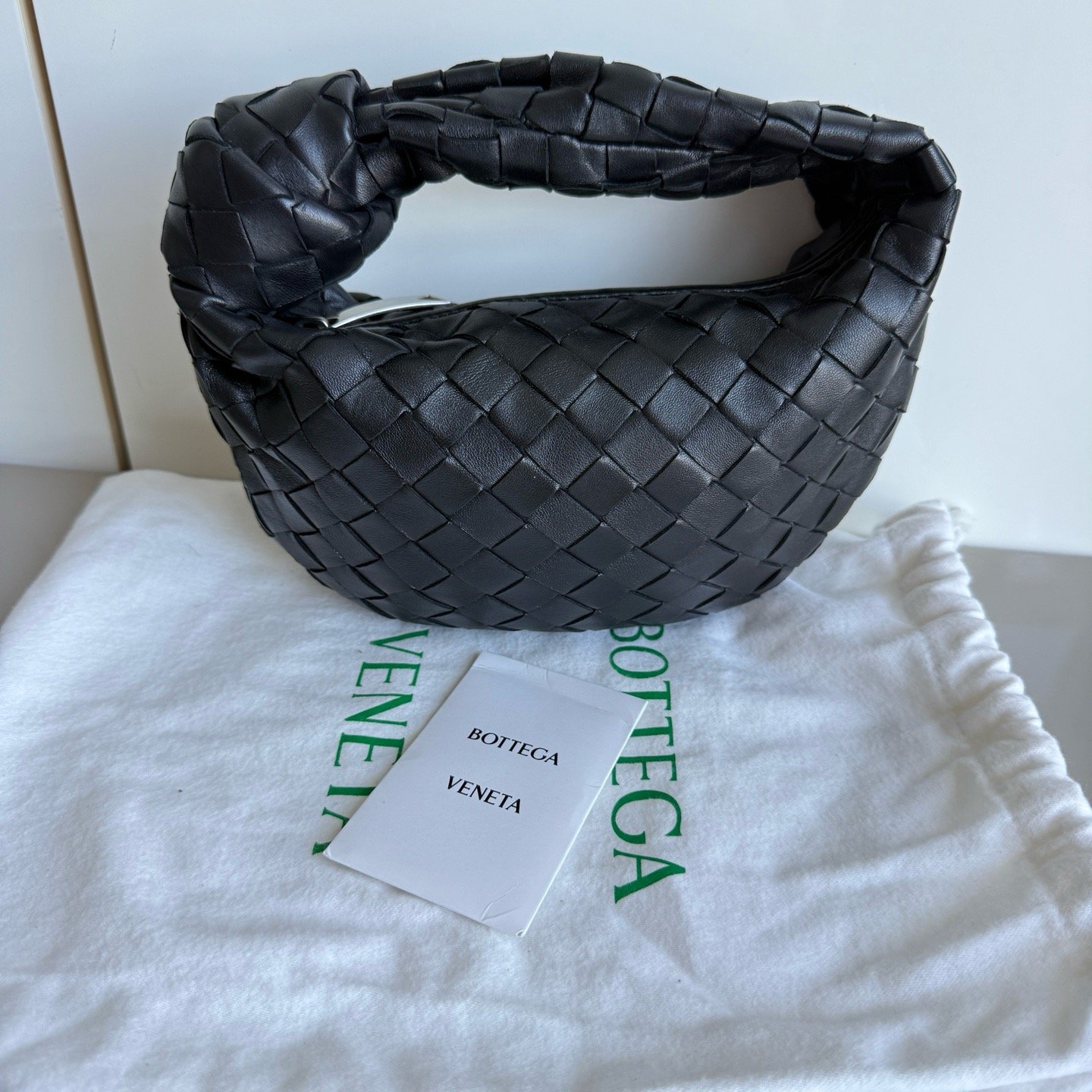 Bottega Veneta Mini Jodie in Black