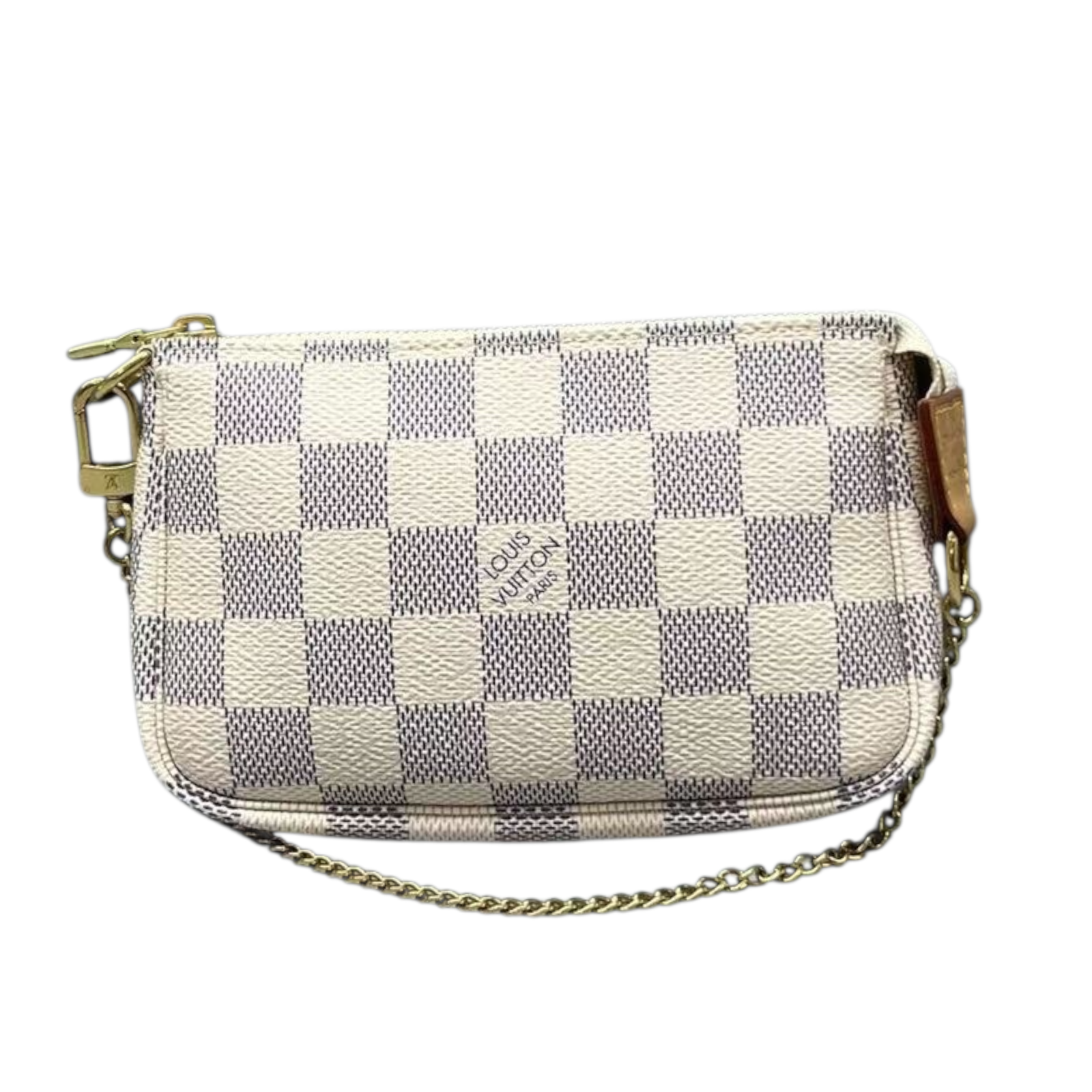 Louis Vuitton Mini Pochette Accessories in Damier Azur