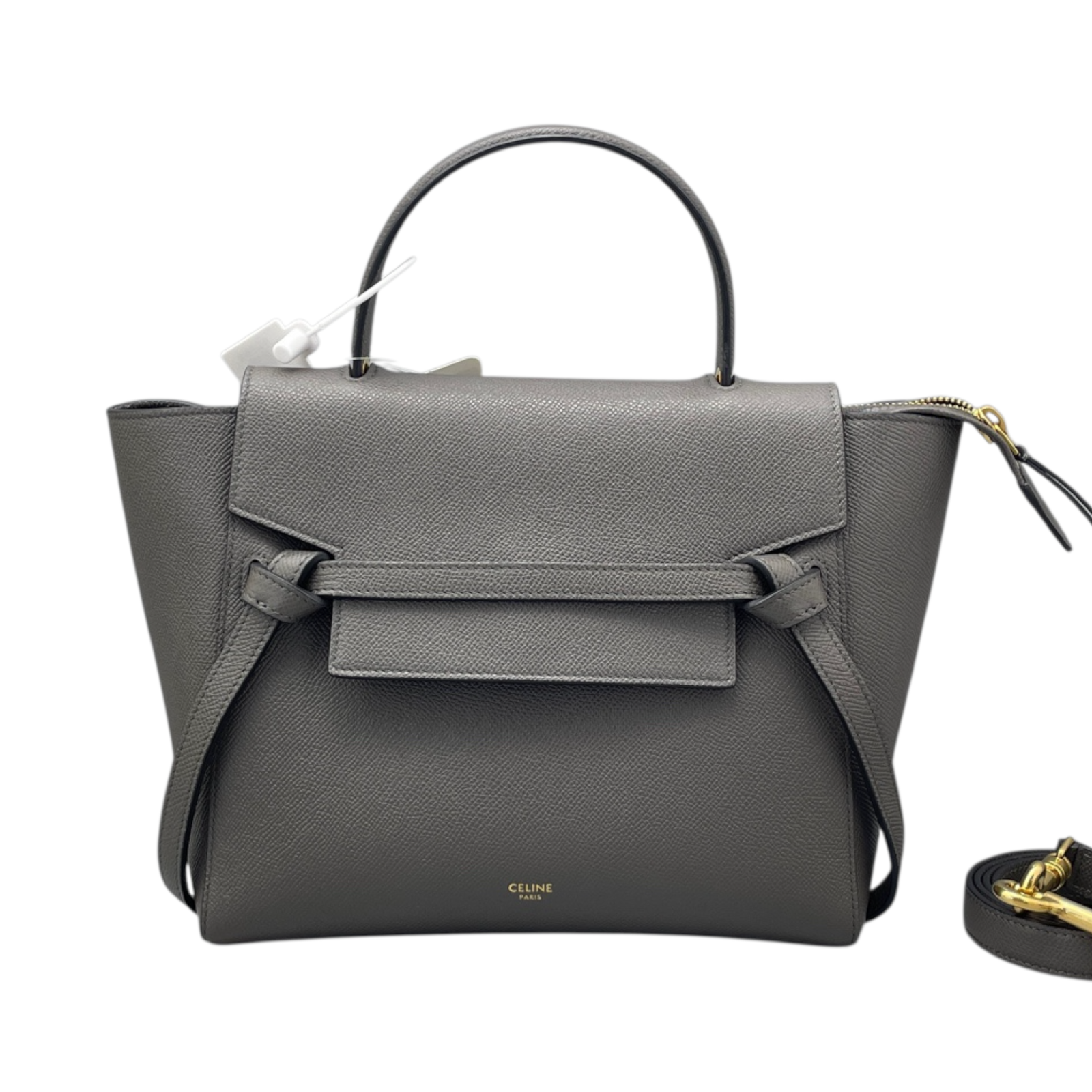 Celine Micro Belt Bag in Grey GHW