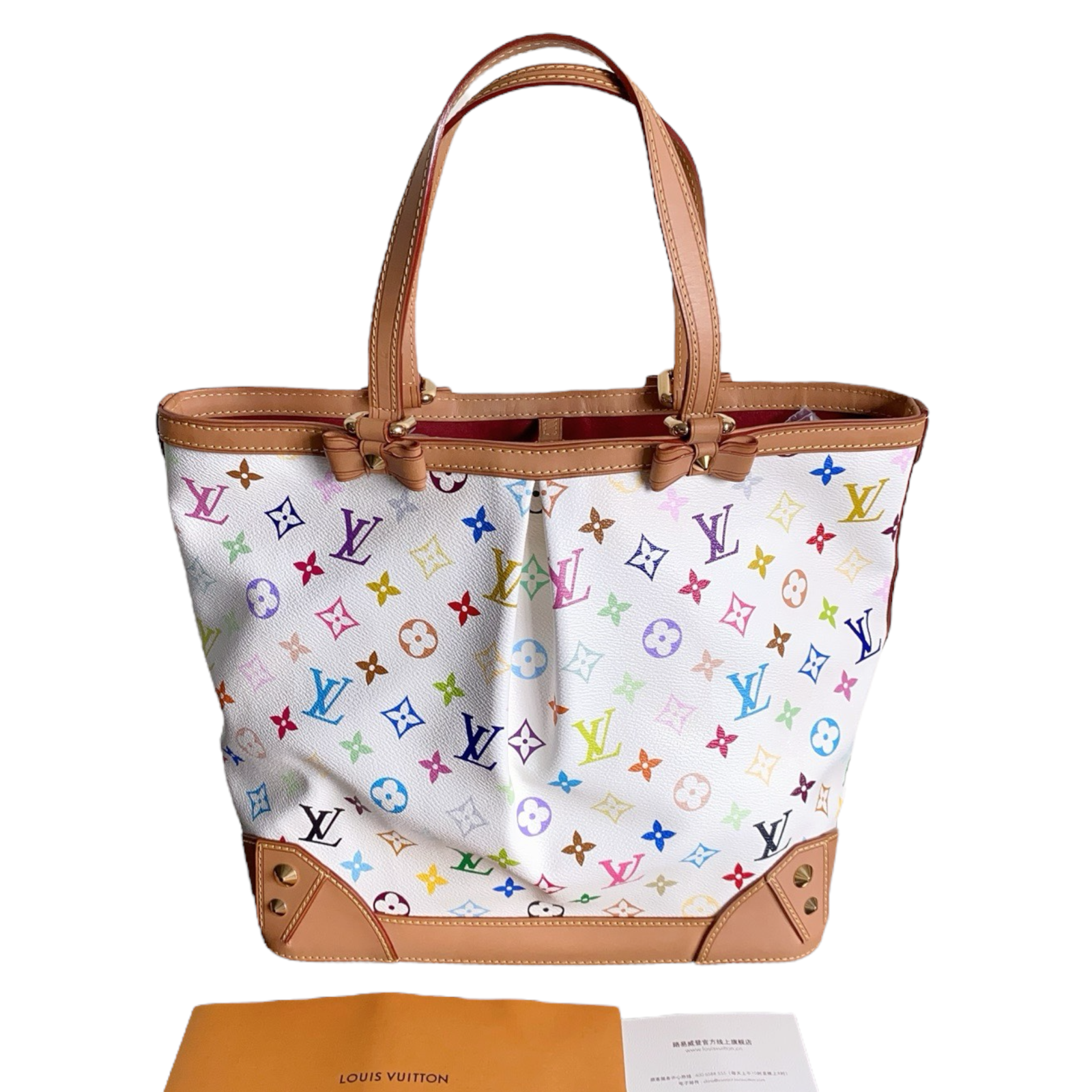 Louis Vuitton x Takashi Murakami Sharleen in Multicolor White